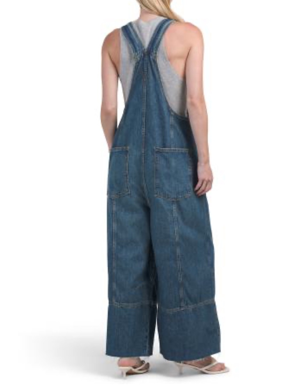 FREE PEOPLE
rambler overalls
Wide-Leg Denim
color: navy - Picture 2 of 8
